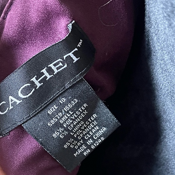 Cachet Slit Bridesmaid Maxi Dress Size 10 - Picture 7 of 7